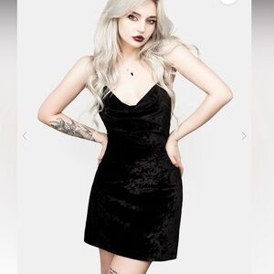 Disturbia bitten cowl neck dress